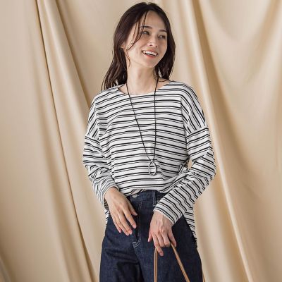エッセンシャルフライスカットソー ≪洗濯機で洗える≫ | LAUTREAMONT