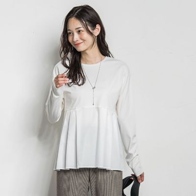 ＜LAUTREAMONT (Women)＞ＭＵＴＥＫＩベアスムースカットソー