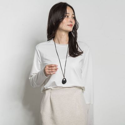 LAUTREAMONT (Women)/ロートレアモン マシュマロポンチカットソー&#8810;洗える/シワになりにくい&#8811; 01ホワイト トップス【三越伊勢丹/公式】