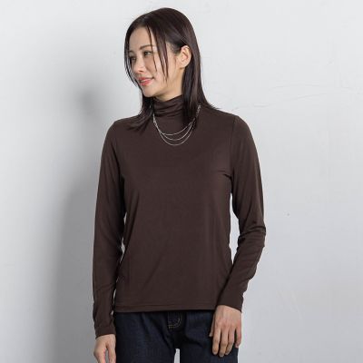 WEB限定】吸湿発熱スムースタッチタートルカットソー | LAUTREAMONT