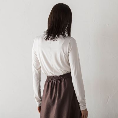 ドロワットロートレアモン（Droite lautreamont）/【吸湿発熱性機能素材】ソリストヒートリブニット WEB限定】吸湿発熱スムースタッチカットソー | LAUTREAMONT (Women