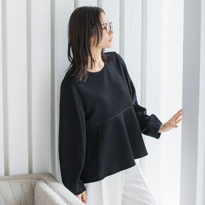 ダブルジャージー袖シアープルオーバー | ANAYI/アナイ | 三越伊勢丹