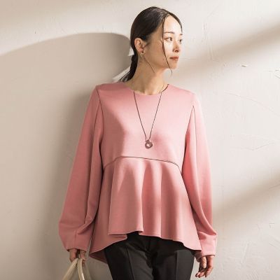 ペプラムシルエットプルオーバー≪洗える≫ | LAUTREAMONT (Women
