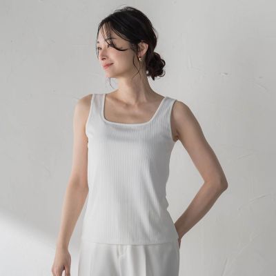 ＜LAUTREAMONT (Women)＞ランダムテレコストレッチタンクトップ