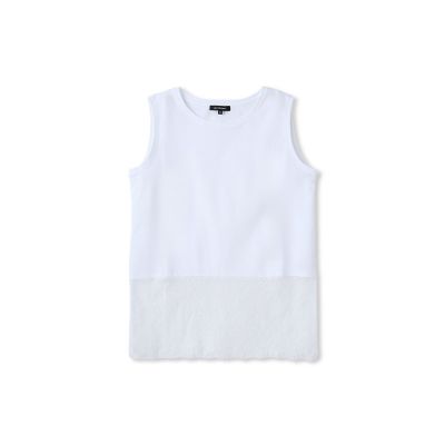 ＜LAUTREAMONT (Women)＞スムースレースカットソー≪洗える≫