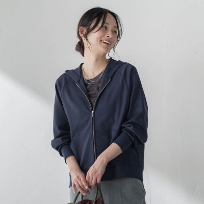 ＜LAUTREAMONT (Women)＞【ＷＥＢ限定】≪真夏も活躍！≫サラっと快適　多機能ジップパーカー