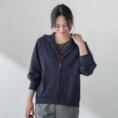 WEB限定】≪真夏も活躍！≫サラっと快適 多機能ジップパーカー