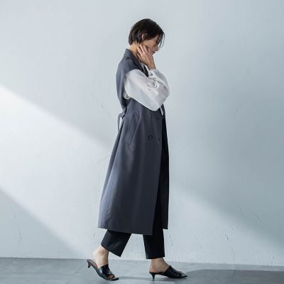 ステファニーダブルクロスパンツ≪ストレッチ／洗える／シワに