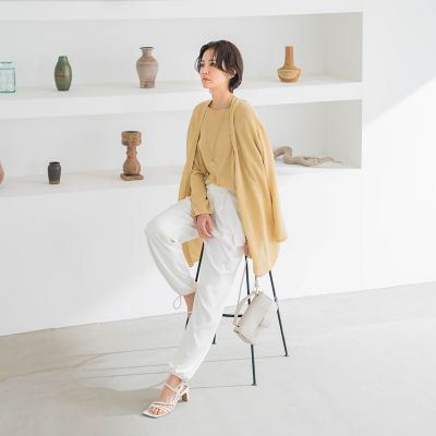 ロートレアモン カーゴパンツ 新品 サテンパラシュートカーゴパンツ | LAUTREAMONT (Women)/ロート