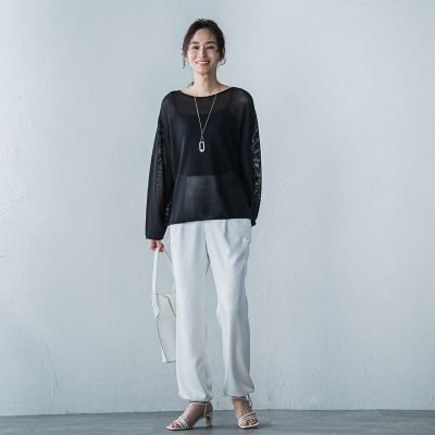 サテンパラシュートカーゴパンツ | LAUTREAMONT (Women)/ロート