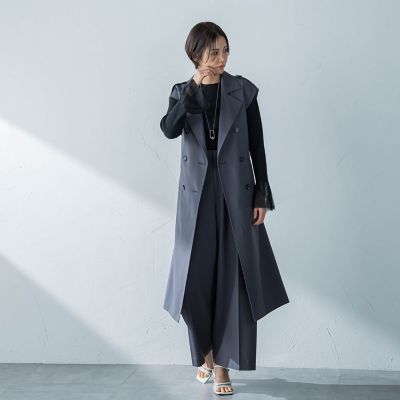 ✨極美品✨LAUTREAMONT ロートレアモン　スーツ　ノーカラー　パンツ　M バルーンパンツ≪洗濯機で洗える≫ | Droite lautreamont (Women