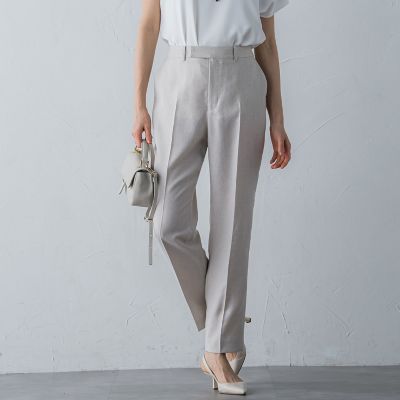 ＜LAUTREAMONT (Women)＞アイアスストレッチテーパードパンツ≪手洗い可能≫