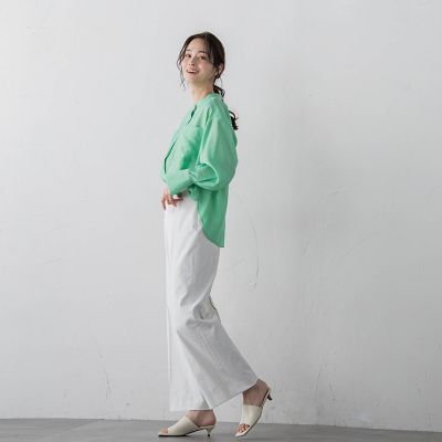 シェルタリングドライオックスワイドパンツ≪防透け／ＵＶ／速乾／接触冷感≫