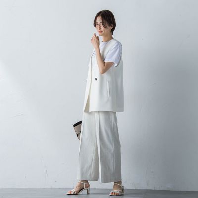 シェルタリングドライオックスワイドパンツ≪防透け／ＵＶ／速乾／接触冷感≫