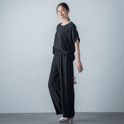 ＳＰＦ接触冷感ドライワイドパンツ≪洗濯機で洗える≫