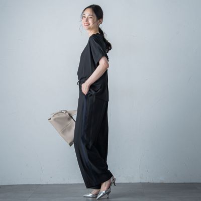 ＳＰＦ接触冷感ドライワイドパンツ≪洗濯機で洗える≫