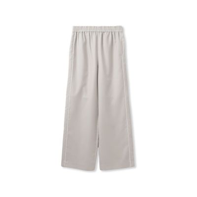 【SALE】LAUTREAMONT (Women)/ロートレアモン【WEB & 一部店舗限定】サイドラインストレートパンツ&#8810;洗濯機で洗える&#8811; 13ライトグレー パンツ・ズボン【三越伊勢丹/公式】