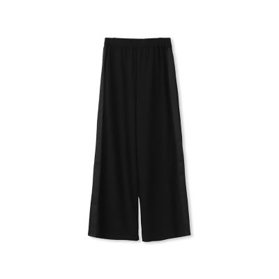 【ＷＥＢ＆一部店舗限定】カットジョーゼットサイドラインパンツ