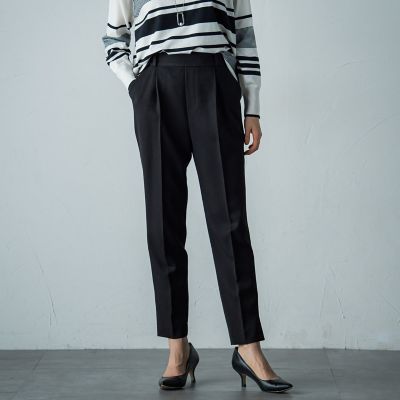 ＜LAUTREAMONT (Women)＞【ＷＥＢ限定】【３サイズ】美シルエットウォームパンツ≪洗濯機で洗える≫