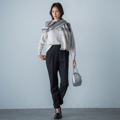 【ＷＥＢ限定】【３サイズ】美シルエットウォームパンツ≪洗濯機で洗える≫