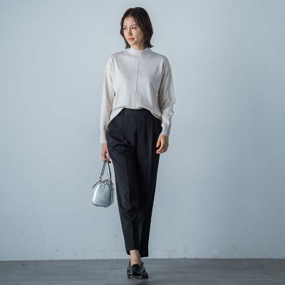 【ＷＥＢ限定】【３サイズ】美シルエットウォームパンツ≪洗濯機で洗える≫