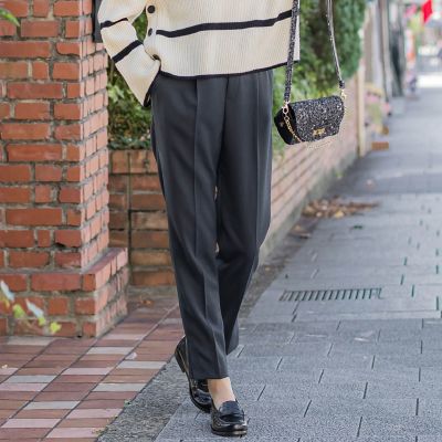 【ＷＥＢ限定】【３サイズ】美シルエットウォームパンツ≪洗濯機で洗える≫