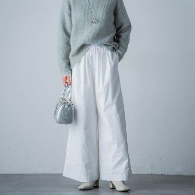 スミタフタボリュームタックパンツ≪洗濯機で洗える≫