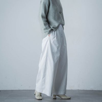 スミタフタボリュームタックパンツ≪洗濯機で洗える≫