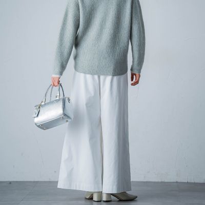 スミタフタボリュームタックパンツ≪洗濯機で洗える≫