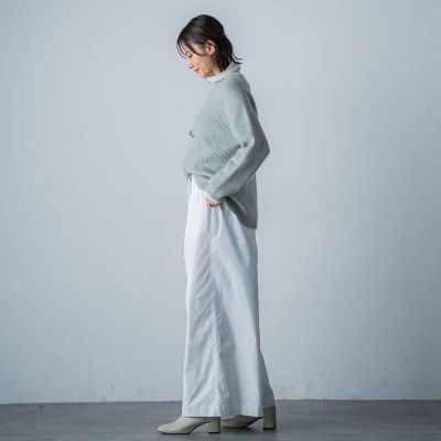 スミタフタボリュームタックパンツ≪洗濯機で洗える≫
