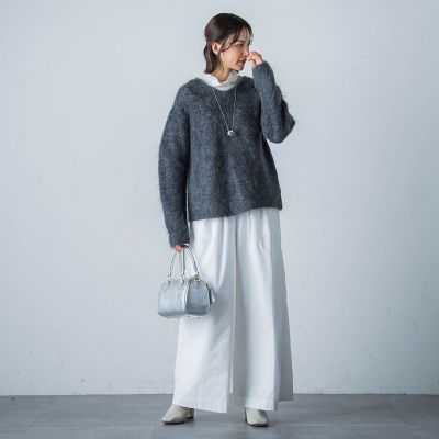 スミタフタボリュームタックパンツ≪洗濯機で洗える≫
