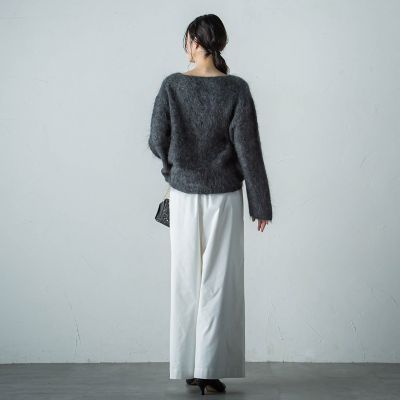 スミタフタボリュームタックパンツ≪洗濯機で洗える≫