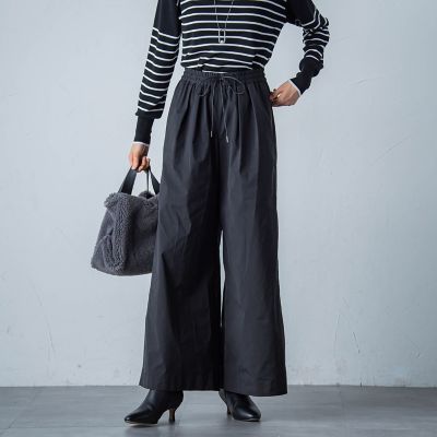 スミタフタボリュームタックパンツ≪洗濯機で洗える≫