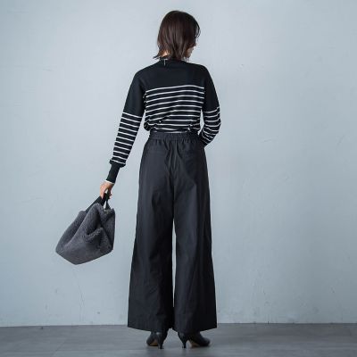 スミタフタボリュームタックパンツ≪洗濯機で洗える≫