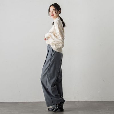 ハイカウントフラノパンツ