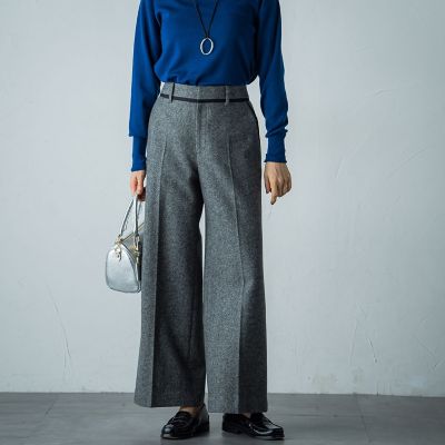 エコウールツィードパンツ | LAUTREAMONT (Women)/ロートレアモン