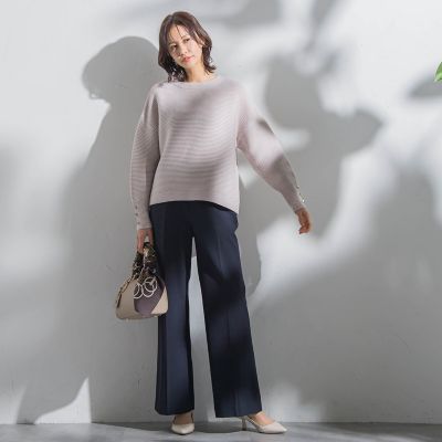 ソフトサーモジョーゼットパンツ