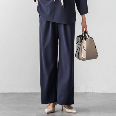 【ＷＥＢ限定】ＣＡＲＲＥＭＡＮジョーゼットパンツ≪セットアップ対応／洗濯機で洗える≫