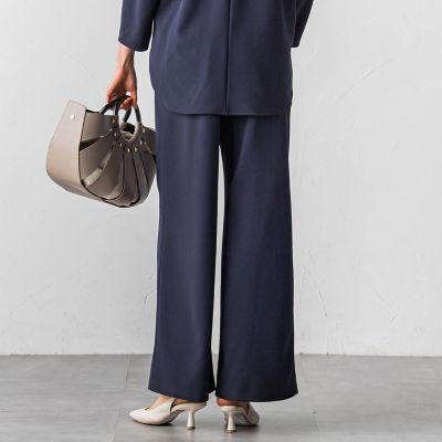 【ＷＥＢ限定】ＣＡＲＲＥＭＡＮジョーゼットパンツ≪セットアップ対応／洗濯機で洗える≫