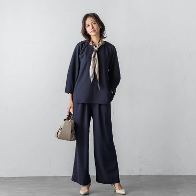 【ＷＥＢ限定】ＣＡＲＲＥＭＡＮジョーゼットパンツ≪セットアップ対応／洗濯機で洗える≫