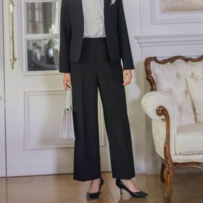 ＜LAUTREAMONT (Women)＞トリクシオンワイドパンツ≪洗濯機で洗える≫