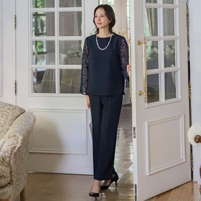 トリクシオンワイドパンツ≪洗濯機で洗える≫
