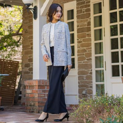 トリクシオンワイドパンツ≪洗濯機で洗える≫