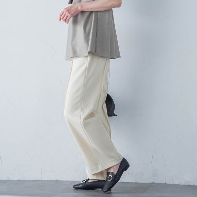 【一部店舗限定販売】ムーンライトワイドパンツ≪洗濯機で洗える≫