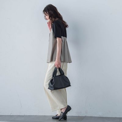 【一部店舗限定販売】ムーンライトワイドパンツ≪洗濯機で洗える≫