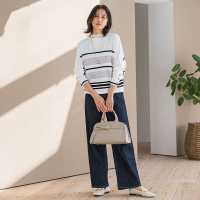【ＪＡＰＡＮ　ＢＬＵＥ　ＪＥＡＮＳ】ワイドパンツ≪洗濯機で洗える≫