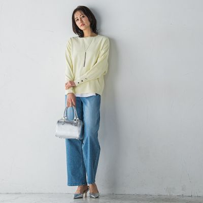 【ＪＡＰＡＮ　ＢＬＵＥ　ＪＥＡＮＳ】ワイドパンツ≪洗濯機で洗える≫