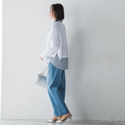 【ＪＡＰＡＮ　ＢＬＵＥ　ＪＥＡＮＳ】ワイドパンツ≪洗濯機で洗える≫