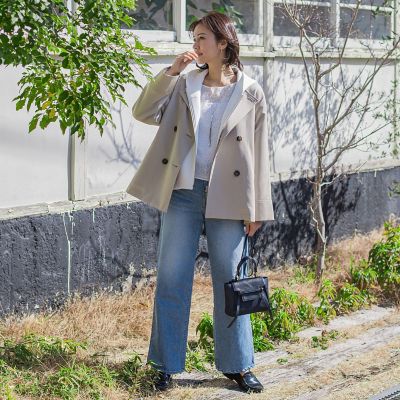 【ＪＡＰＡＮ　ＢＬＵＥ　ＪＥＡＮＳ】ワイドパンツ≪洗濯機で洗える≫