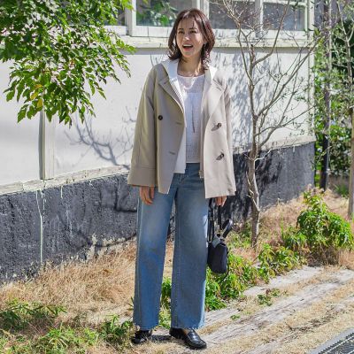 【ＪＡＰＡＮ　ＢＬＵＥ　ＪＥＡＮＳ】ワイドパンツ≪洗濯機で洗える≫